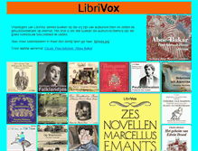 Tablet Screenshot of librivox.nl